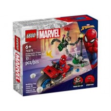 LEGO Marvel 76275 Preganjanje motornega kolesa: Spider-Man proti Docu Ocku